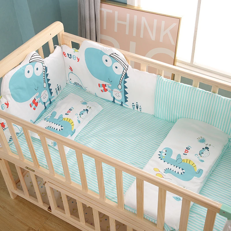 Babyinner parachoques para cuna de algodón acolchado - imagen 4