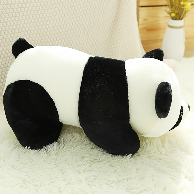 Peluche de panda suave realista para regalar cumpleaños - imagen 3