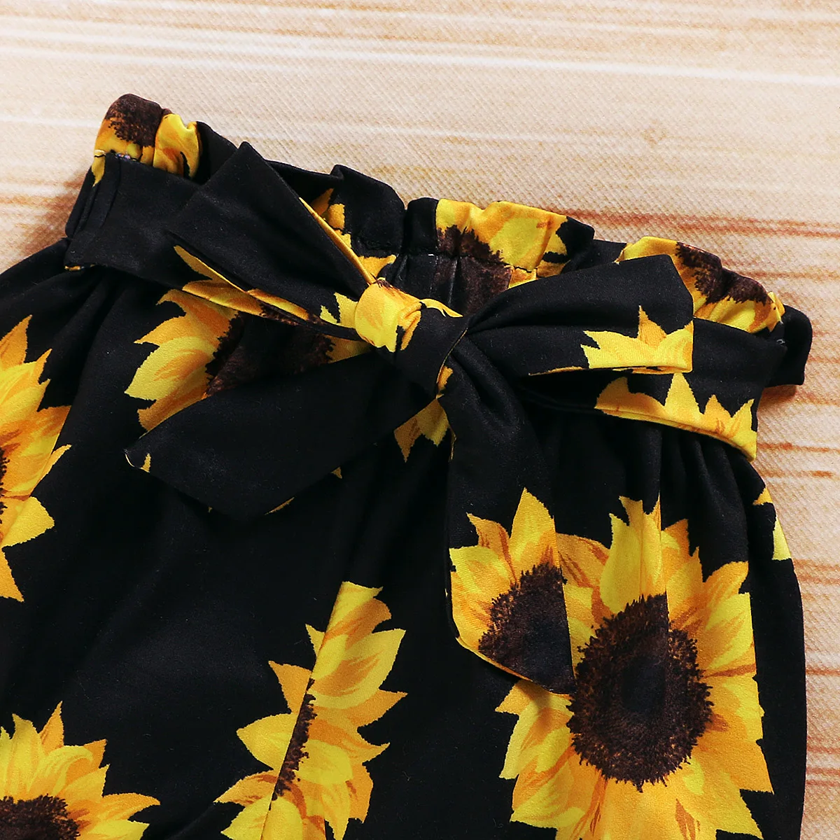 Tregren Conjunto floral de bebé niña: camiseta y pantalón corto