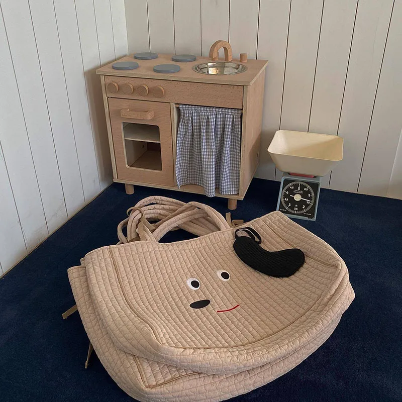 MILANCEL bolsa de pañales algodón – Bolso maternal coreano para mamá - imagen 4