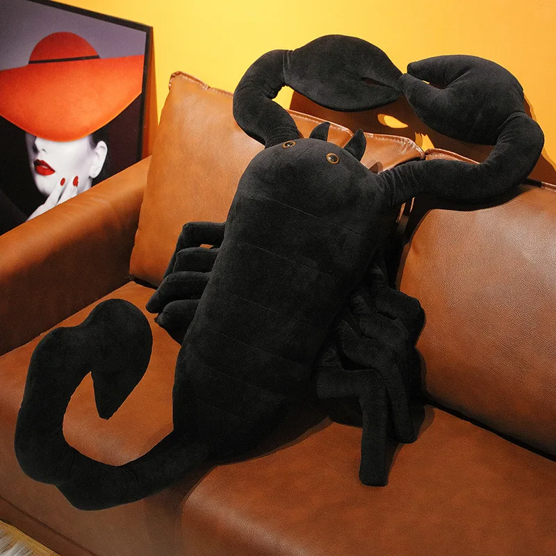 Peluche grande negro brillante para niños, regalo de Navidad - imagen 2