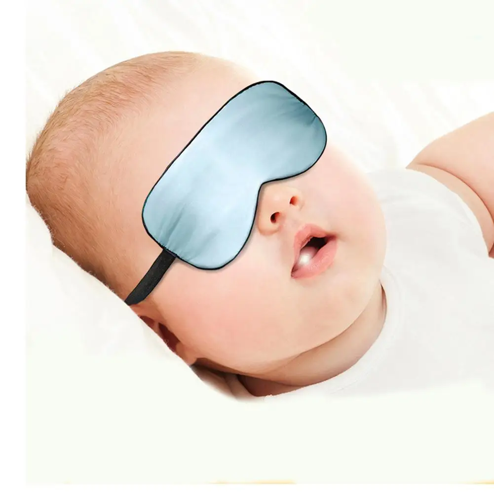 Antifaz para dormir seda de morera Momme para bebés - imagen 3