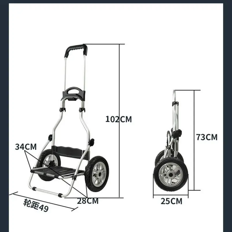 Carrito de viaje infantil con ruedas grandes y alta resistencia - imagen 2