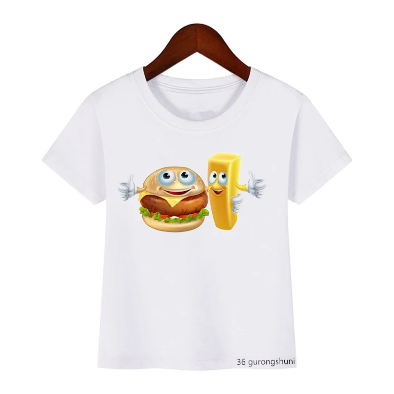 Camiseta infantil con estampado hamburguesa – Diseño divertido para niño - imagen 3