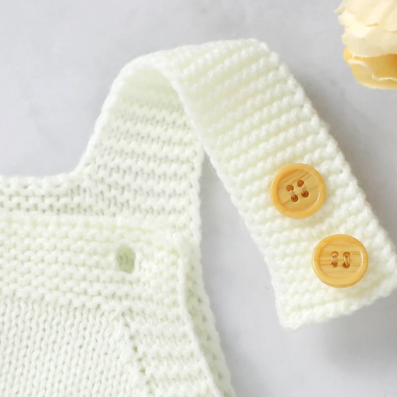 Body para bebe de punto solido con volantes - Mono sin mangas 0-18M - imagen 3