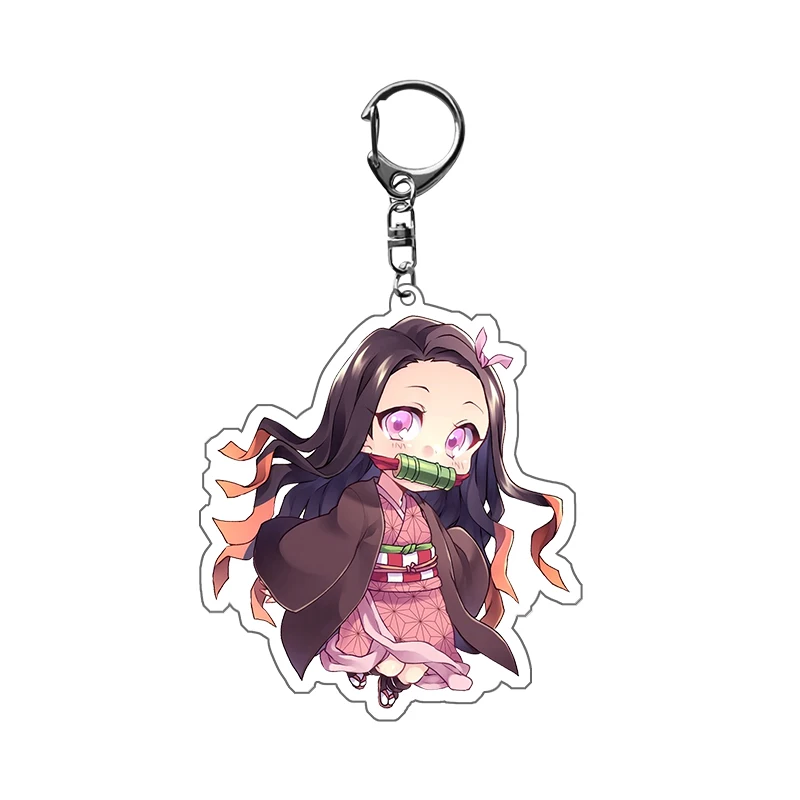 Llavero de Demon Slayer para niños con personaje y asa colgante - imagen 5