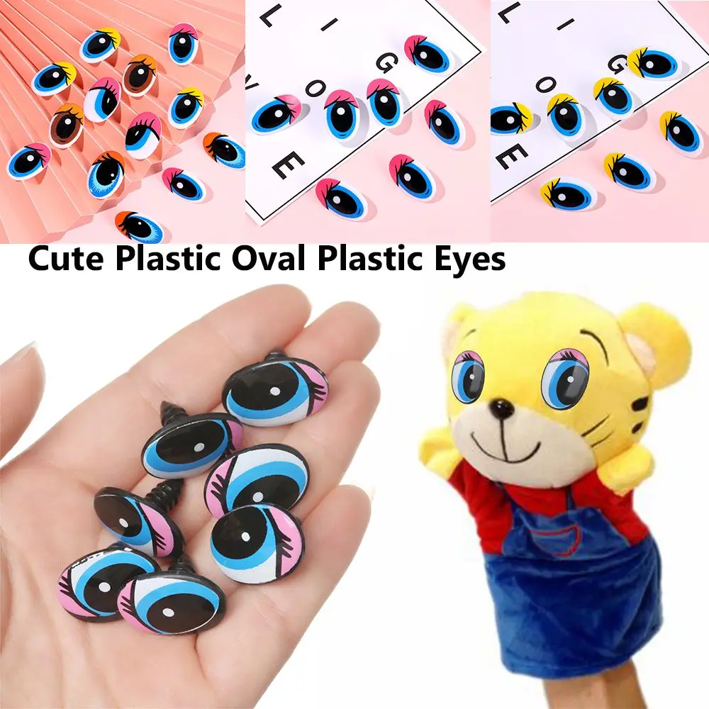 Ojos ovalados para muñecas - muestra de producto