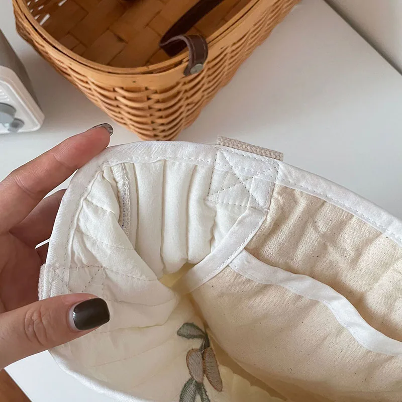 Botique Bolsa Portapañales Algodón Bordado Oso - imagen 4