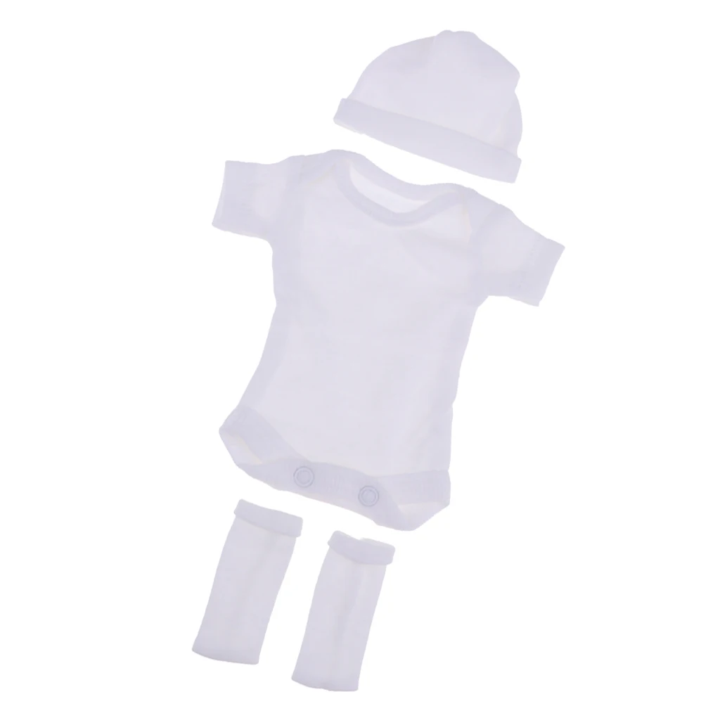 Pelele de manga corta para muñeca Bebé – Vestido DIY con accesorios - imagen 3
