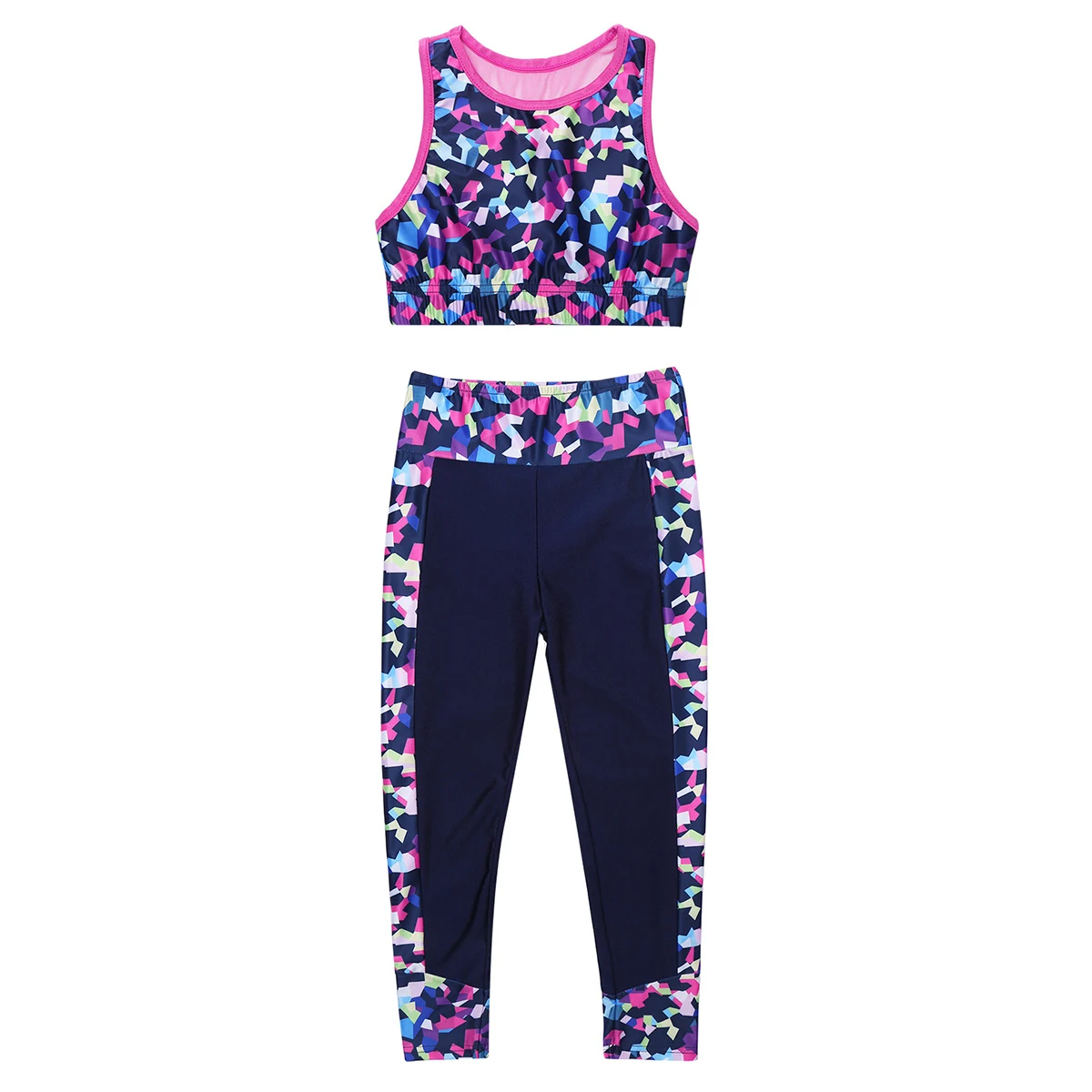 Conjunto de ballet para niña adolescente con top y leggings - imagen 4