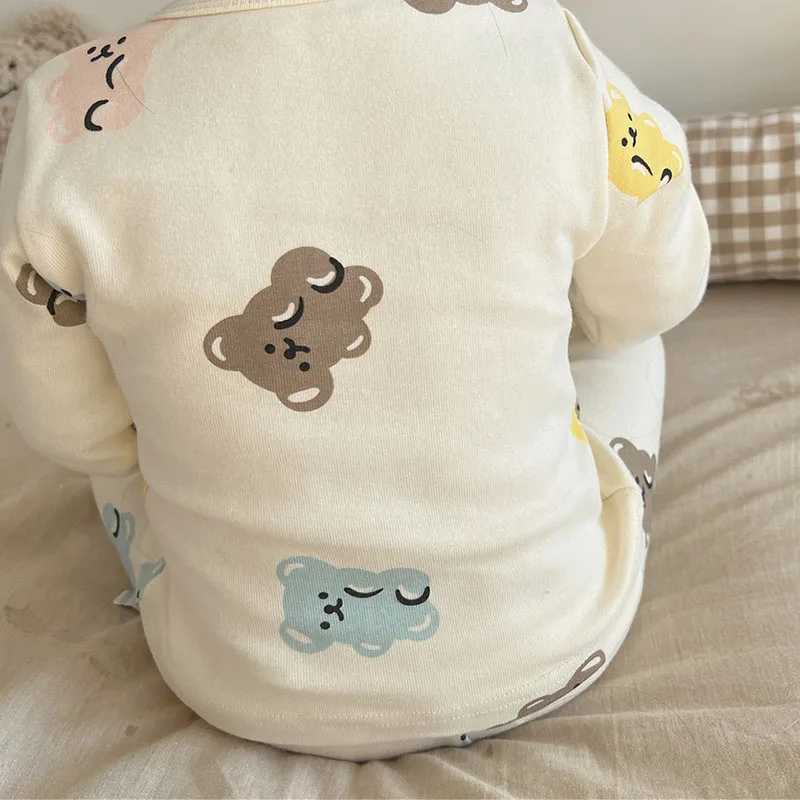 MILANCEL Pijama de oso para niño – Primavera - imagen 2