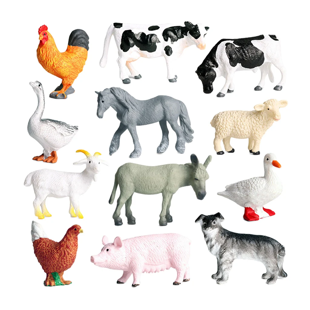 Figuras animales de granja realistas para casa de juegos - imagen 2