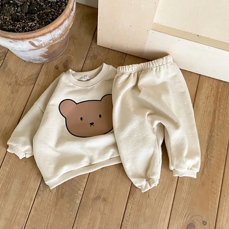 Milancel sudadera con capucha para bebé niña – Estampado oso - imagen 3