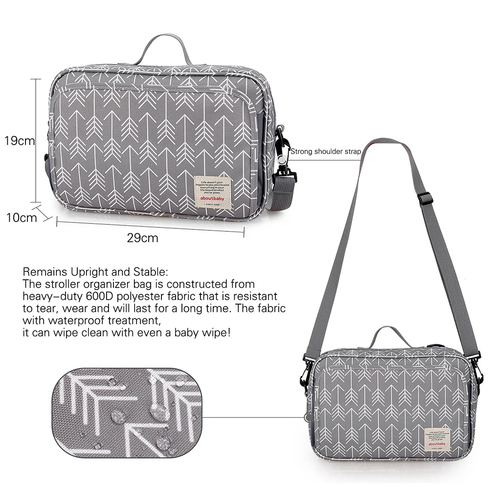 Bolsa organizadora impermeable multifuncional para cochecito - imagen 5