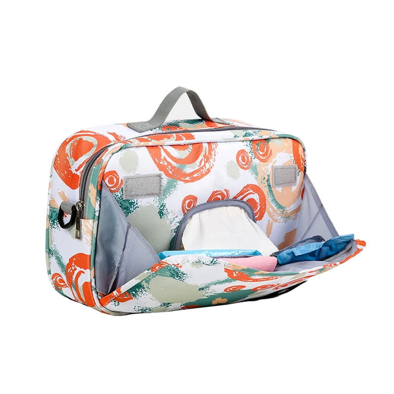 Bolsa cambiador tipo mochila con compartimentos para cochecito