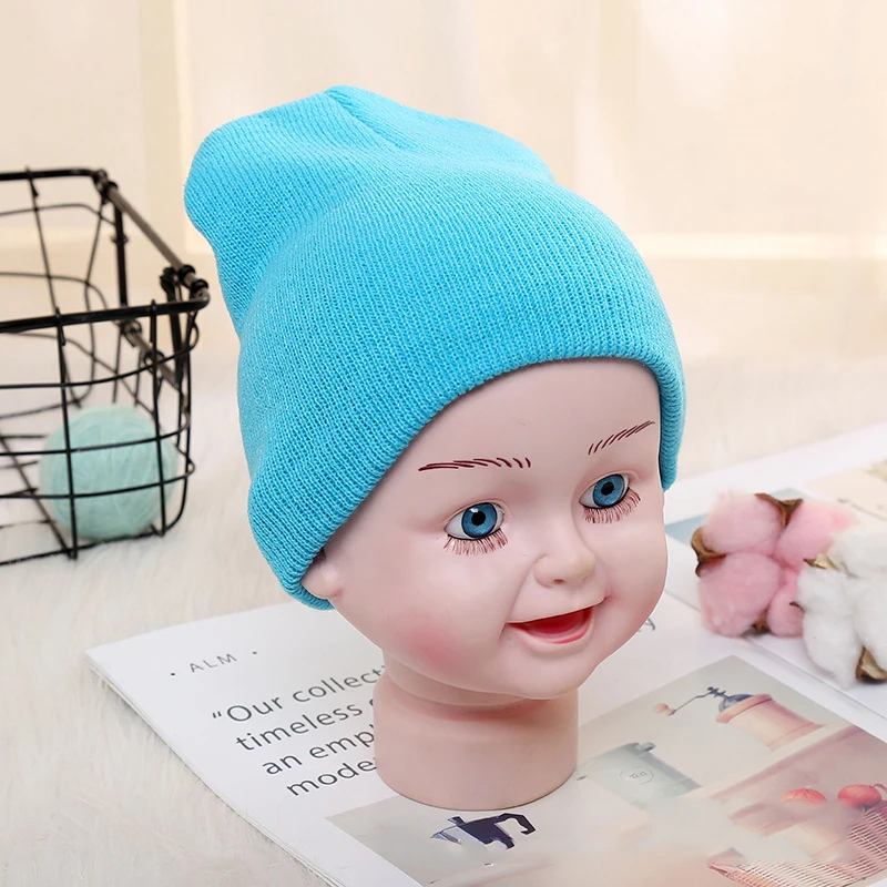 Gorros de punto suaves para bebés y niños – Invierno - imagen 5