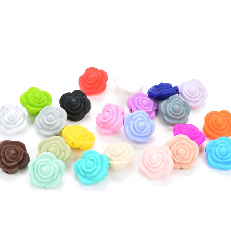 Pack de 10 cuentas flores