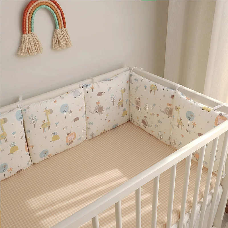 Protector de cuna lavable para bebé - parachoques de seguridad - imagen 2