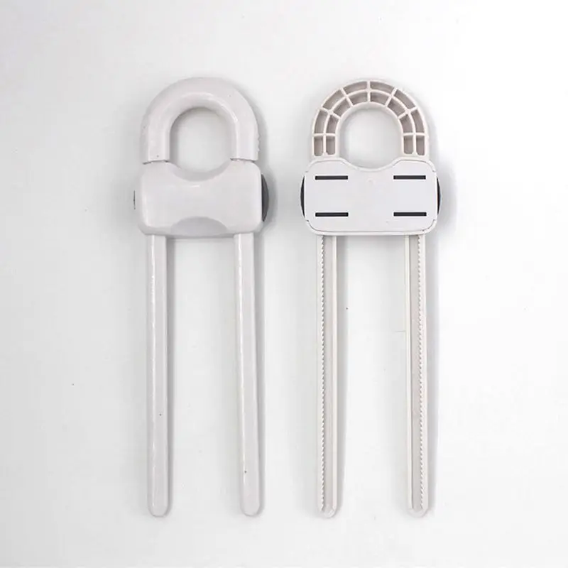 Cerradura de seguridad en U para puerta de cajón ABS para bebés - imagen 5
