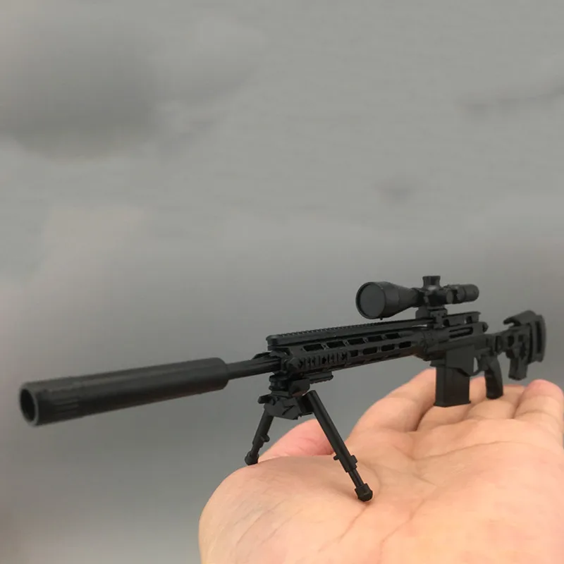 Accesorio rifle francotirador Remington MSR para figuras de soldado - imagen 4