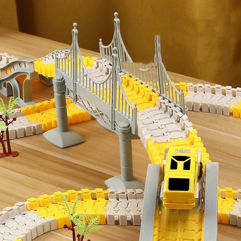Pista eléctrica de tren para niños – Juguete de vías con accesorios - imagen 3