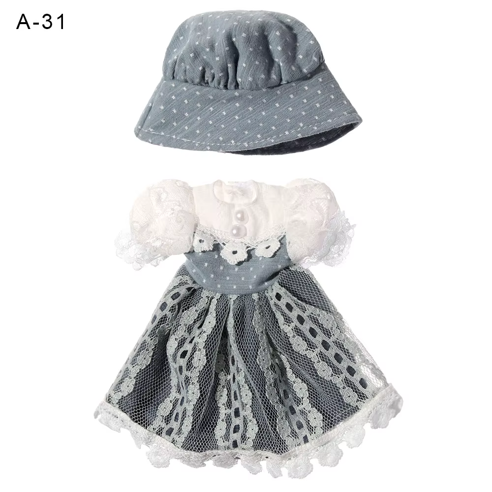 Vestido y falda de encaje para muñecas - imagen 2
