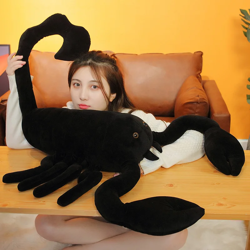 Peluche Escorpión Negro gigante: muñeco blando para regalar - imagen 2