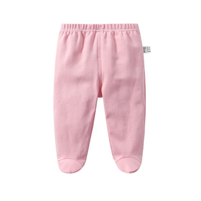 Lawadka pantalones de bebé de algodón lisos para recién nacido - imagen 4