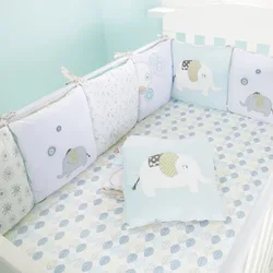 Protectores de cuna acolchados de algodón – Seguridad para bebé