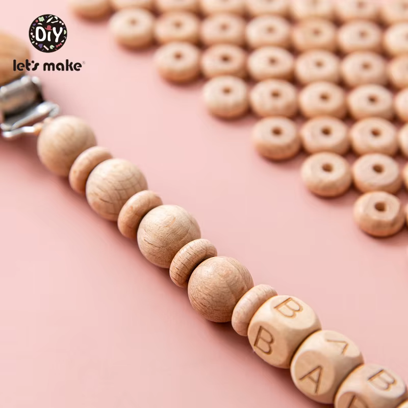 Bolas de haya para ábaco y manualidades