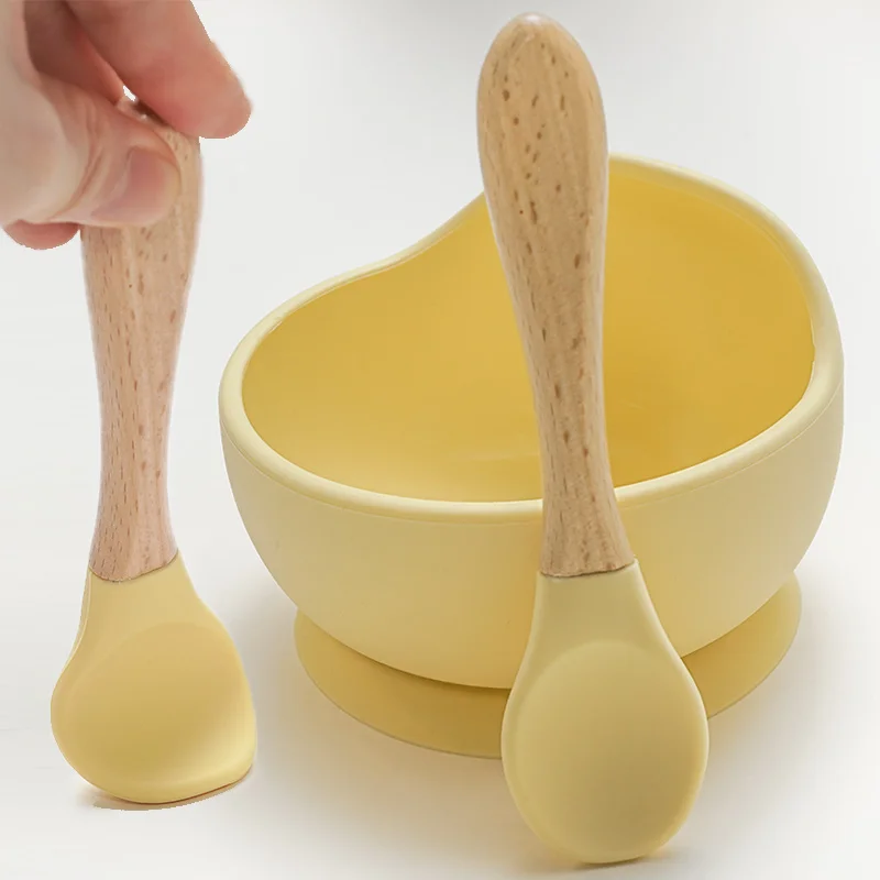 Cuencos y platos de silicona antideslizantes para bebé – Set seguro y suave - imagen 5