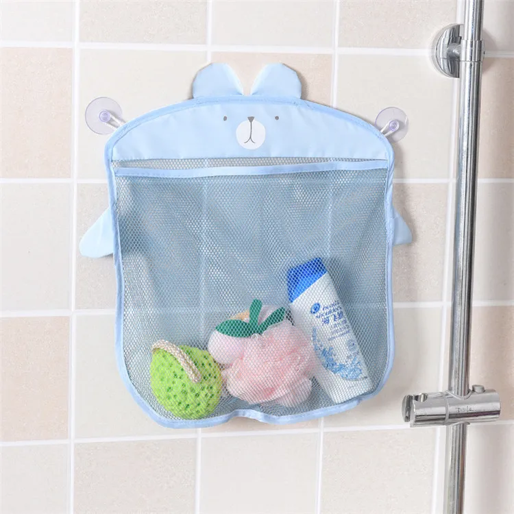 Bolsa de malla para juguetes de baño bebé con ventosas y animales - imagen 2