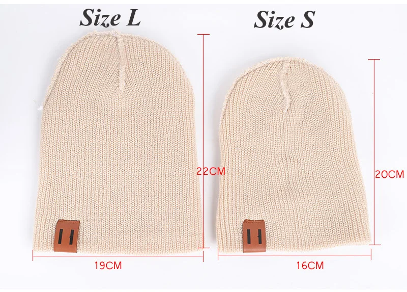 Gorro de punto infantil en varios colores