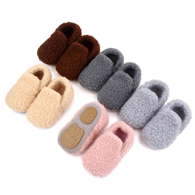 Zapatillas de felpa antideslizantes para bebé – Primeros pasos Otoño Invierno - imagen 3