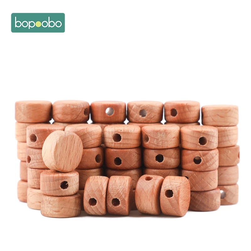 Bopoobo Mordedor de madera y collar de lactancia para bebé - imagen 5