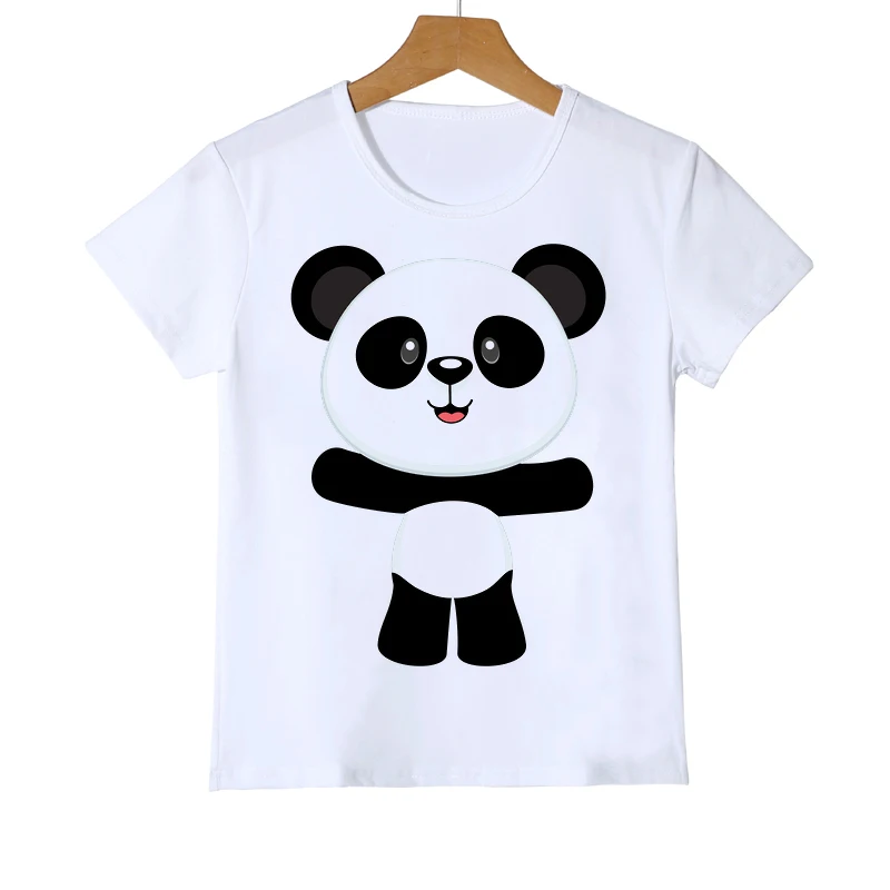 Camiseta infantil de manga corta con panda - imagen 2