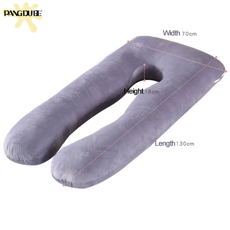 PANGDUBE Almohada de embarazo 130x70 cm para dormir y lactancia - imagen 3
