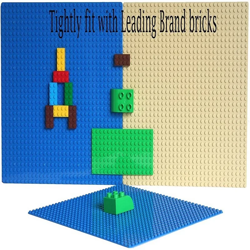 Placa base para construcciones de bloques clásica de plástico - imagen 4