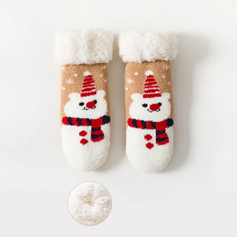 Calcetines antideslizantes de algodón para bebé 0-4 años – Navidad - imagen 3