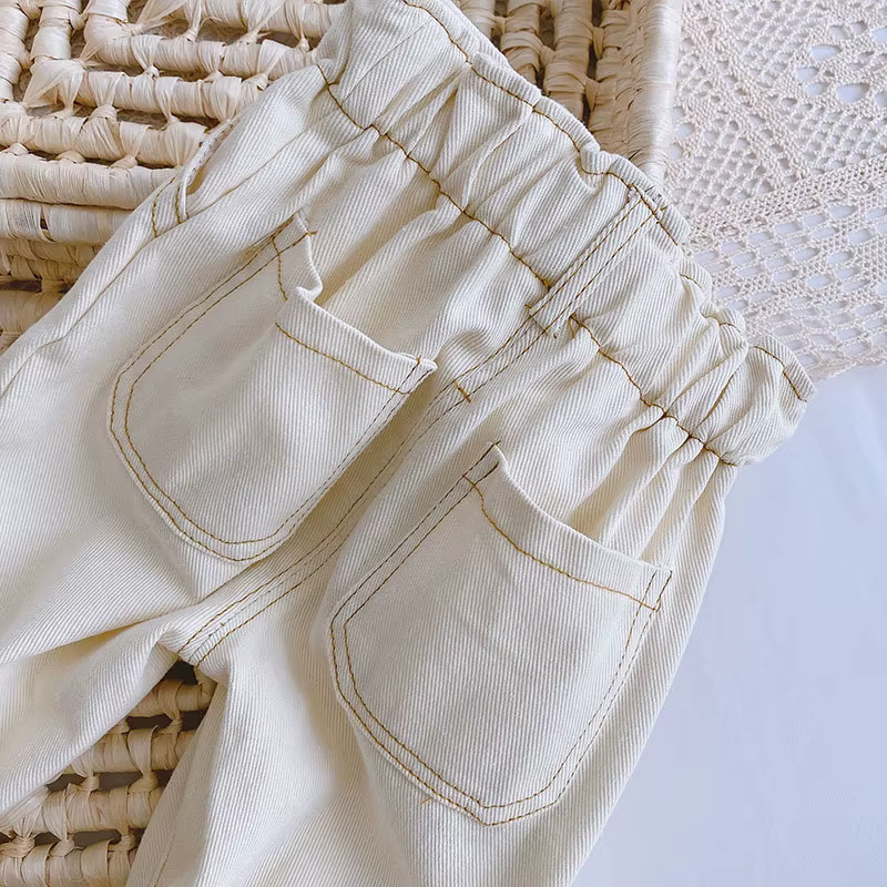 Vaqueros de mezclilla para niños y niñas – Pantalones cómodos - imagen 4
