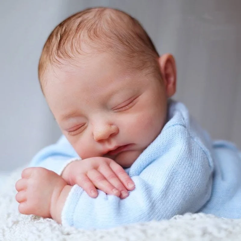 Muñeca reborn sin pintar para terminar a mano con cuerpo de tela - imagen 2