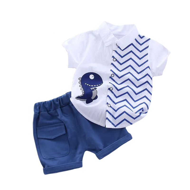 Conjunto verano con camisa y short deportivo para niño - imagen 4