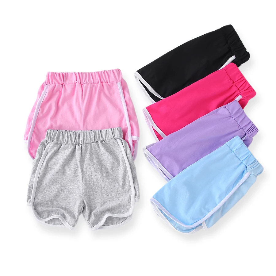 Pantalones cortos de algodón para niños y niñas – Ideal para playa y verano