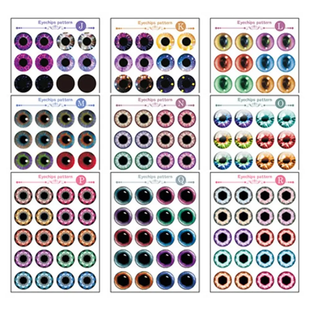 Ojos de cristal para muñeca Blythe – 20 piezas para manualidad - imagen 4