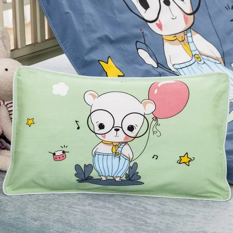 Funda de almohada infantil suave con diseño de animales y sobre - imagen 5