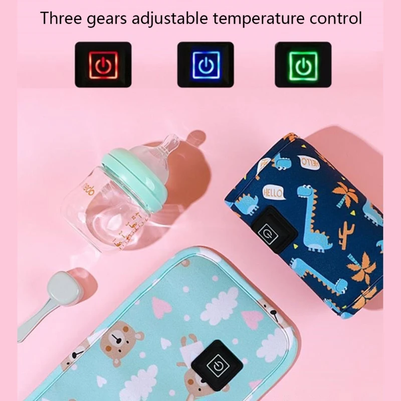 Calentador de biberones portátil USB con manta térmica para bebé - imagen 5