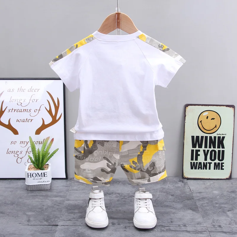 Conjunto verano algodón para niño – Camiseta y short - imagen 3