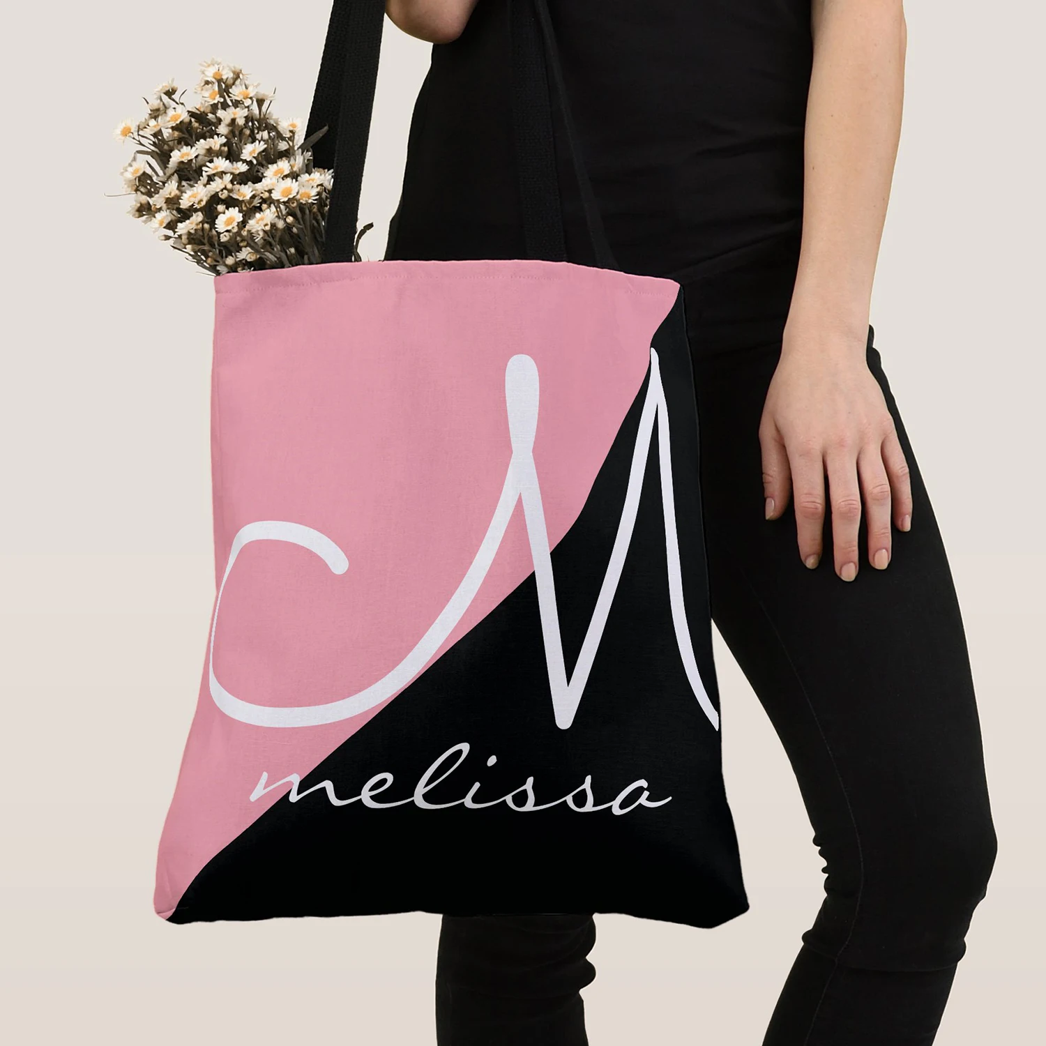 LVYZIHO Bolso de mano personalizado con nombre - Estampado total - imagen 4