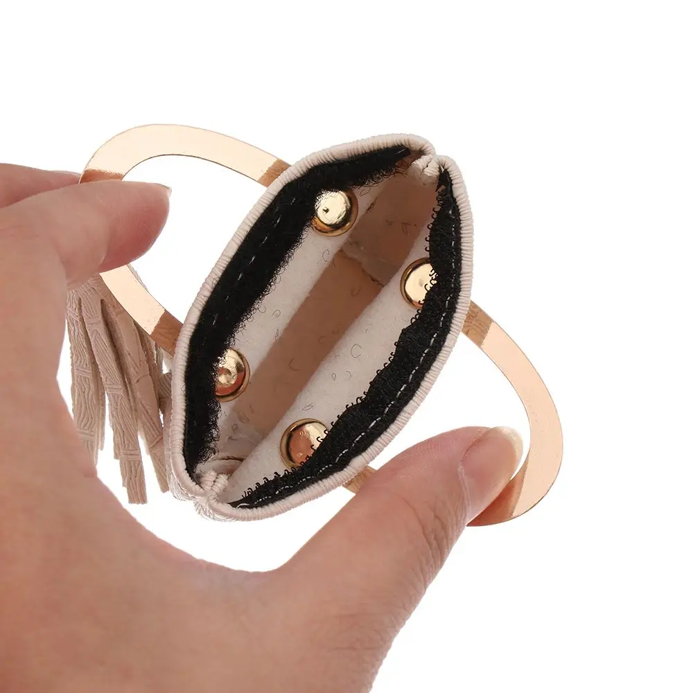 Bolso de cuero miniatura para muñeca – Accesorio de moda infantil - imagen 4