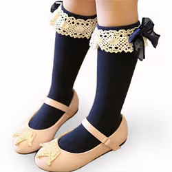Lawadka calcetines algodón encaje niña invierno